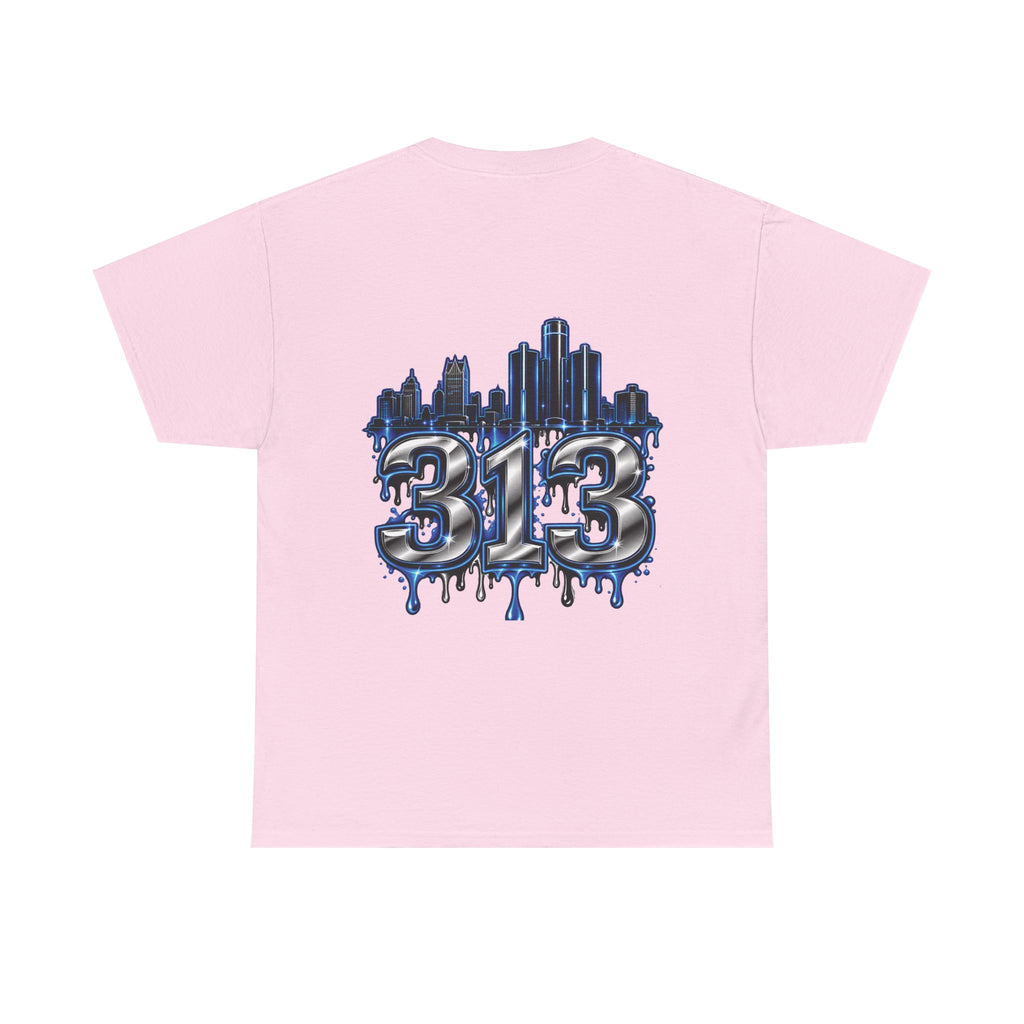 Detroit Brass Knuckles graphic tee | 313 Skyline Drip T-Shirt