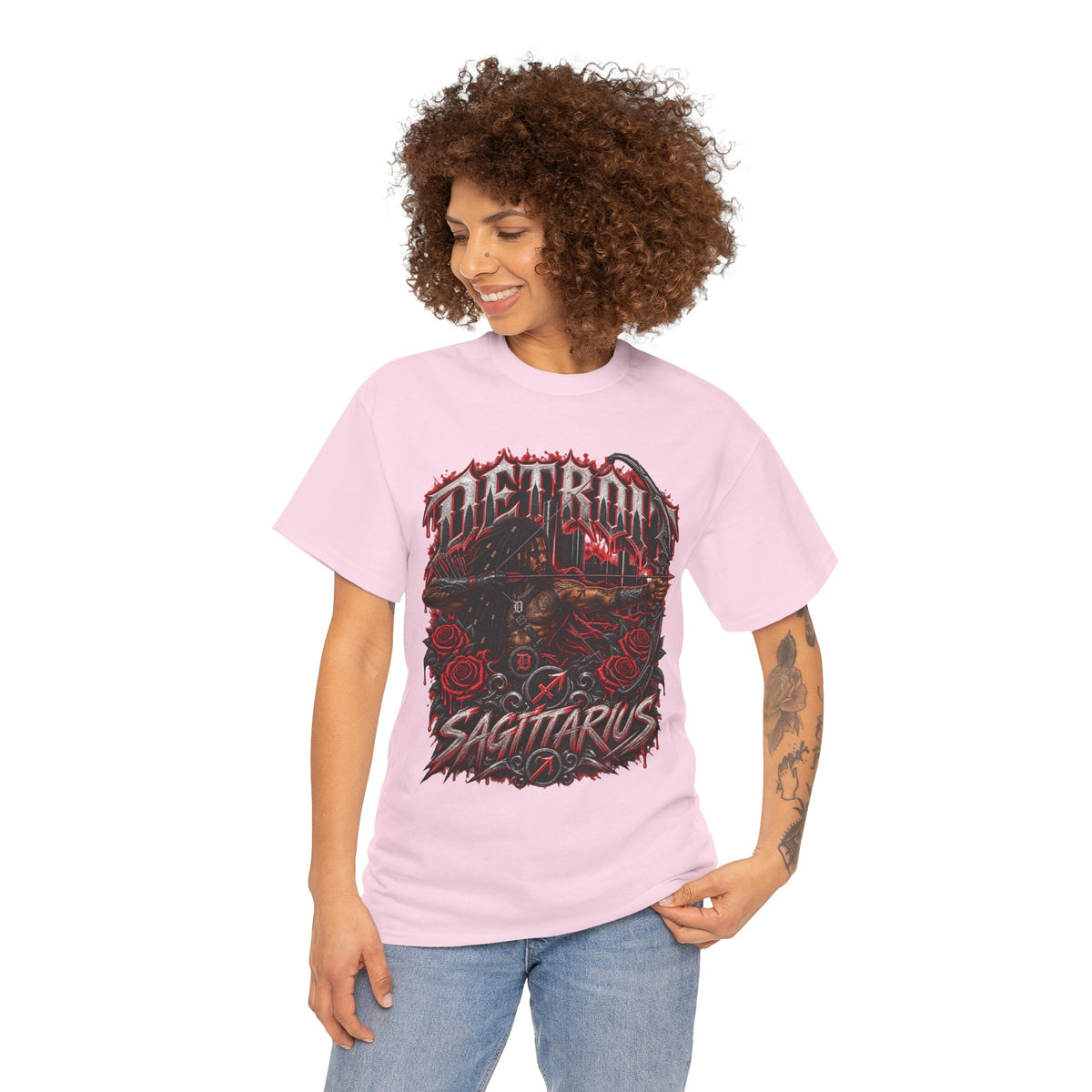 Detroit Sagittarius T-Shirt | Astrology Archer Graphic Tee