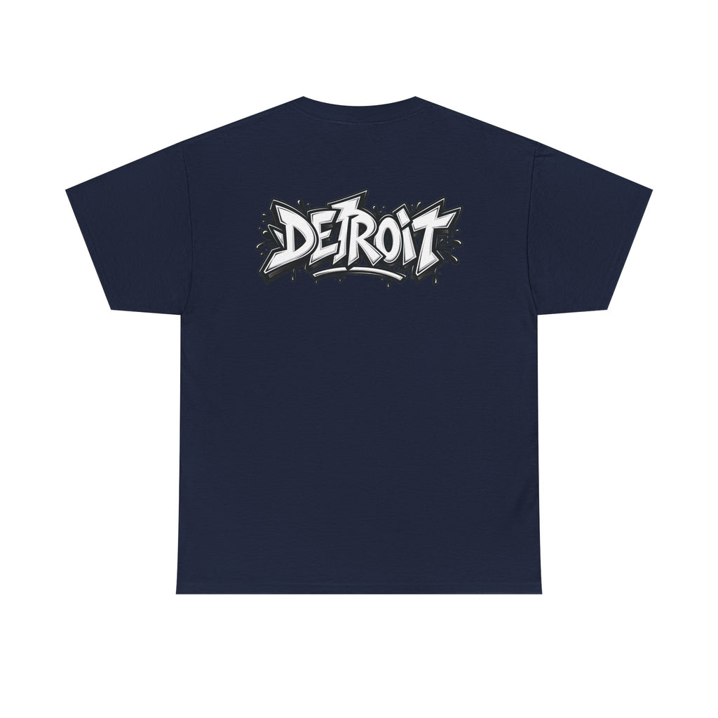 Detroit Lion Graffiti tee | Colorful Drip Lion Detroit Tee
