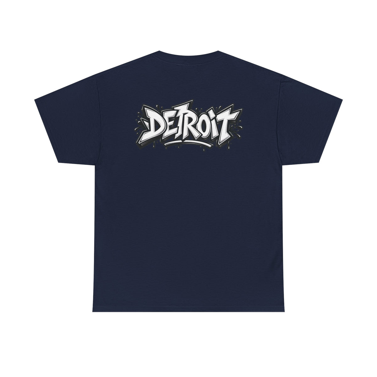 Detroit Lion Graffiti tee | Colorful Drip Lion Detroit Tee