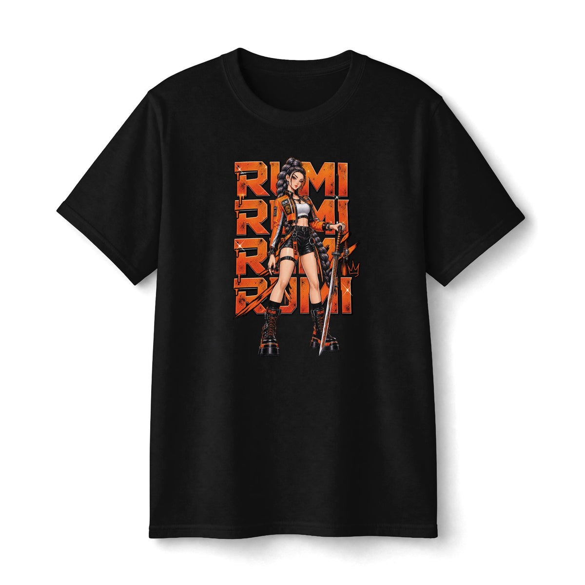 Rumi character graphic T-Shirt | Anime girl streetwear tee
