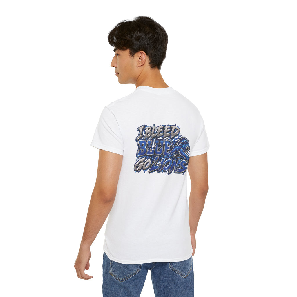Detroit Lion graphic tee | I Bleed Blue go Lion shirt