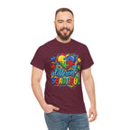 Different Is Beautiful Autism Puzzle Heart T-Shirt | Neurodiversity Awareness Tee