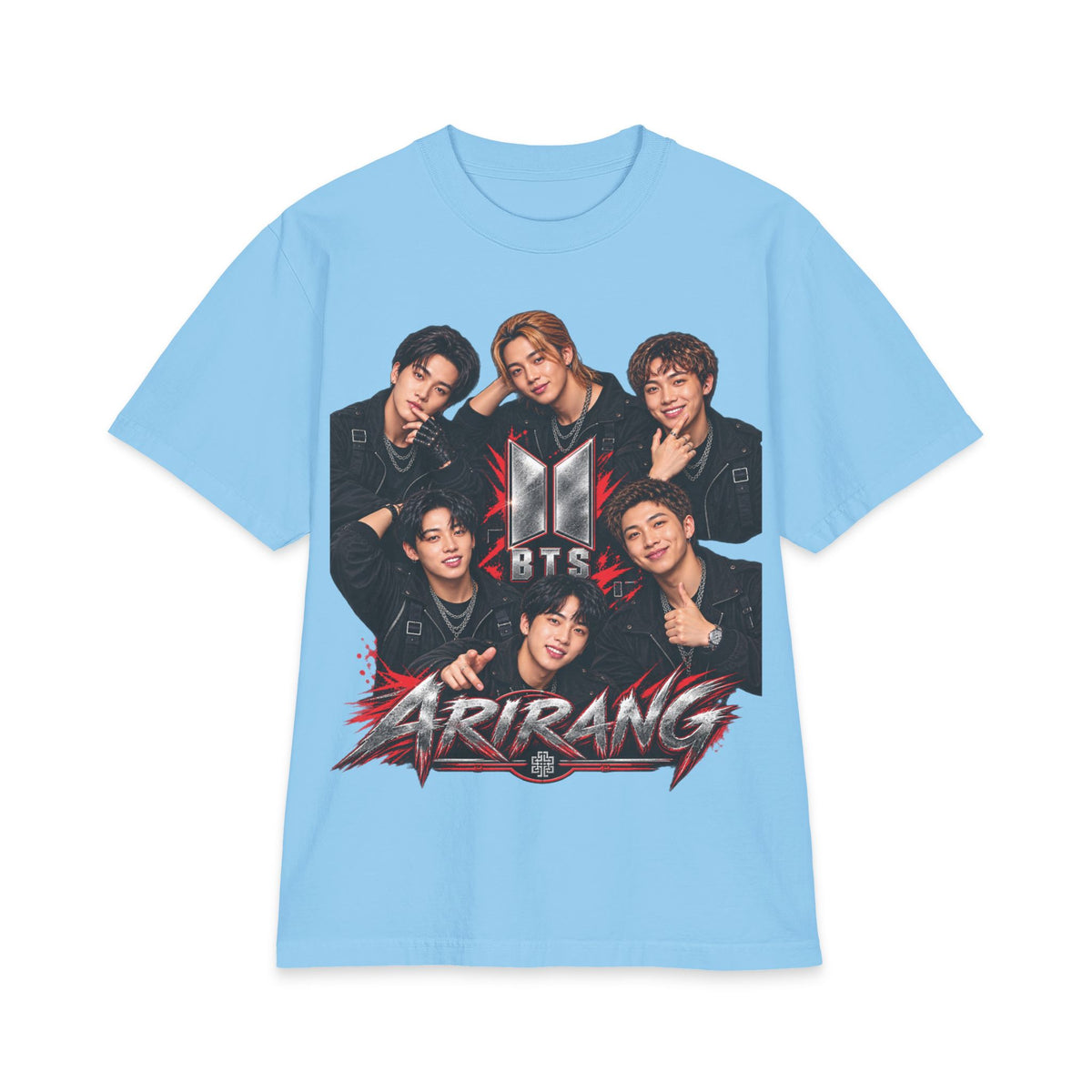 BTS K-Pop Band Portrait Tee | Graphic T-Shirt