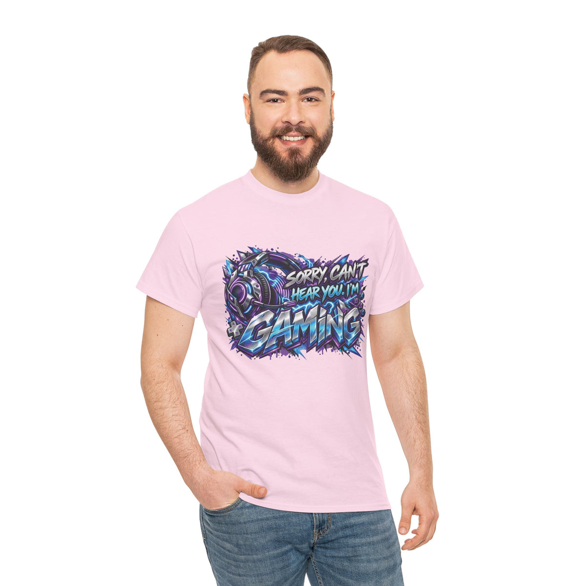 Gaming “Sorry, Can’t Hear You, I’m Gaming” Graphic T-Shirt