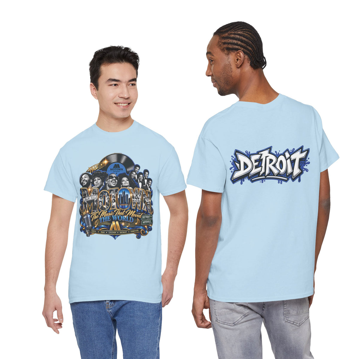 Motown Legends Tee | Detroit Graffiti Back