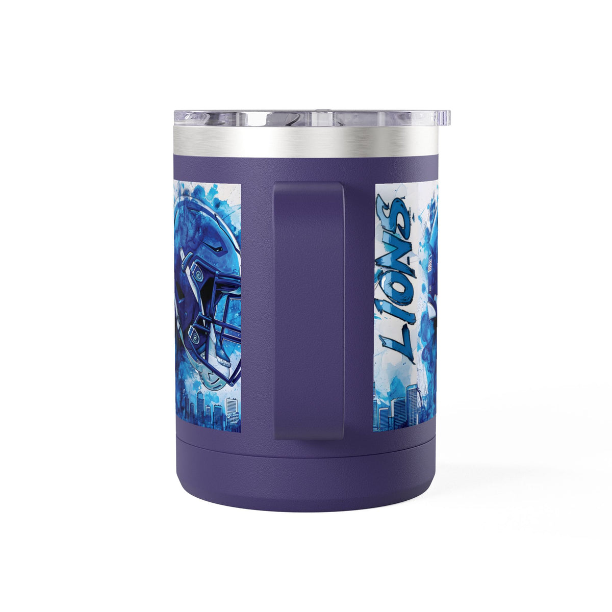 Blue Football Helmet Lions mug | 15oz Tumbler
