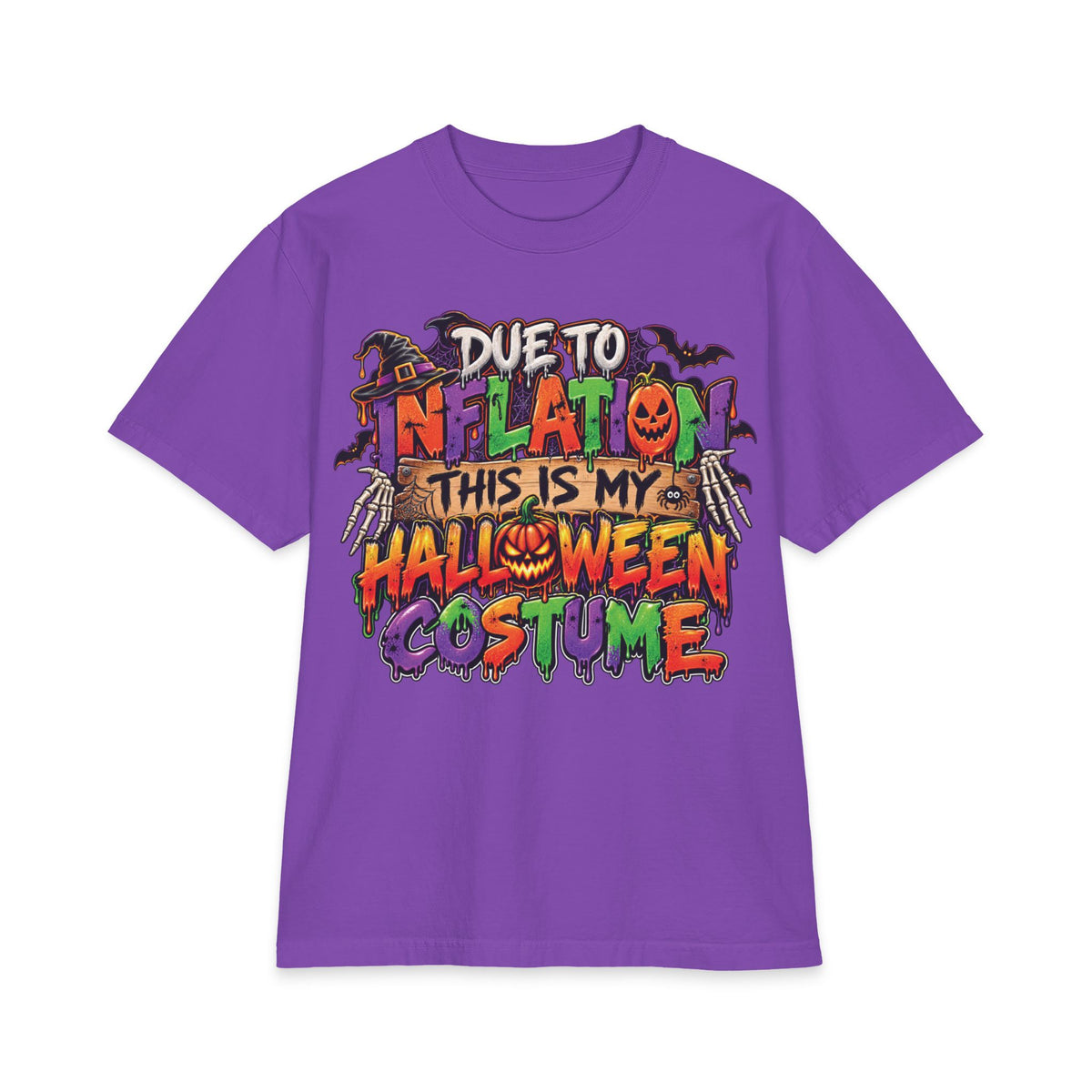 Due to Inflation This Is My Halloween Costume T-Shirt | Funny Halloween Tee