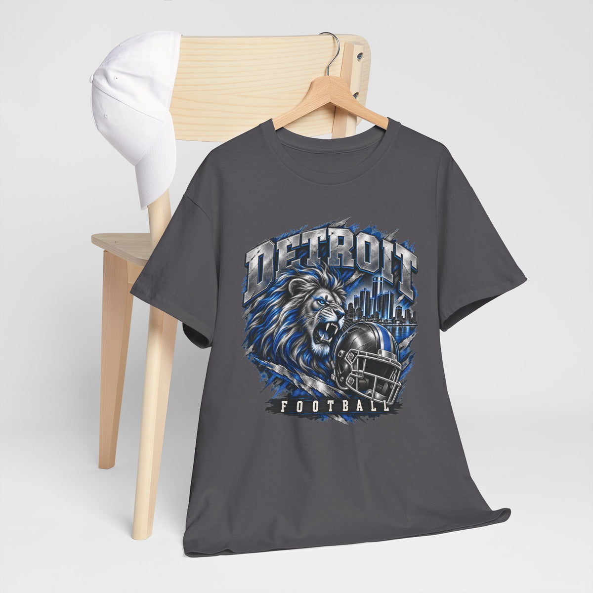 Detroit Football Lion Graphic Tee