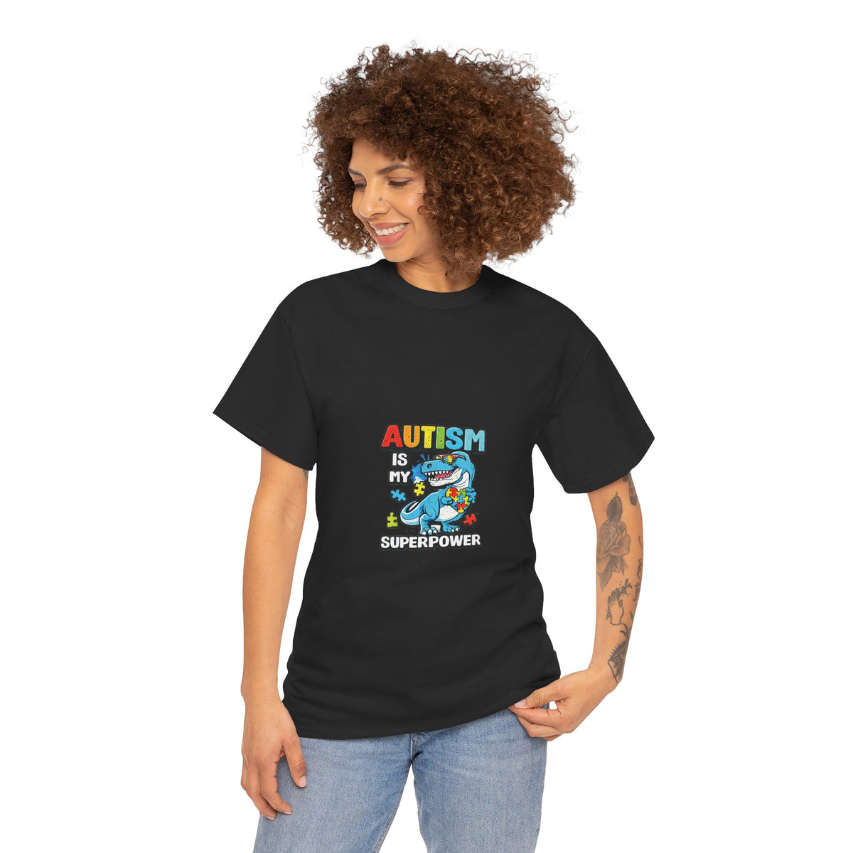 Autism Is My Superpower T-Shirt | Cute Shark Graphic Tee