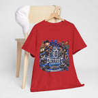 Detroit Legends collage T-Shirt | Motor City skyline, classic cars, musicians