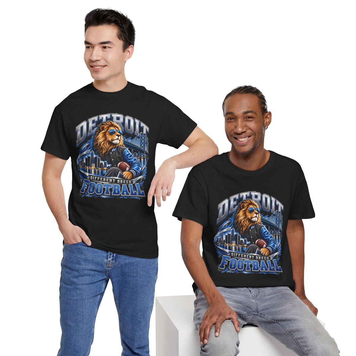 Detroit Lions Football Graphic T-Shirt