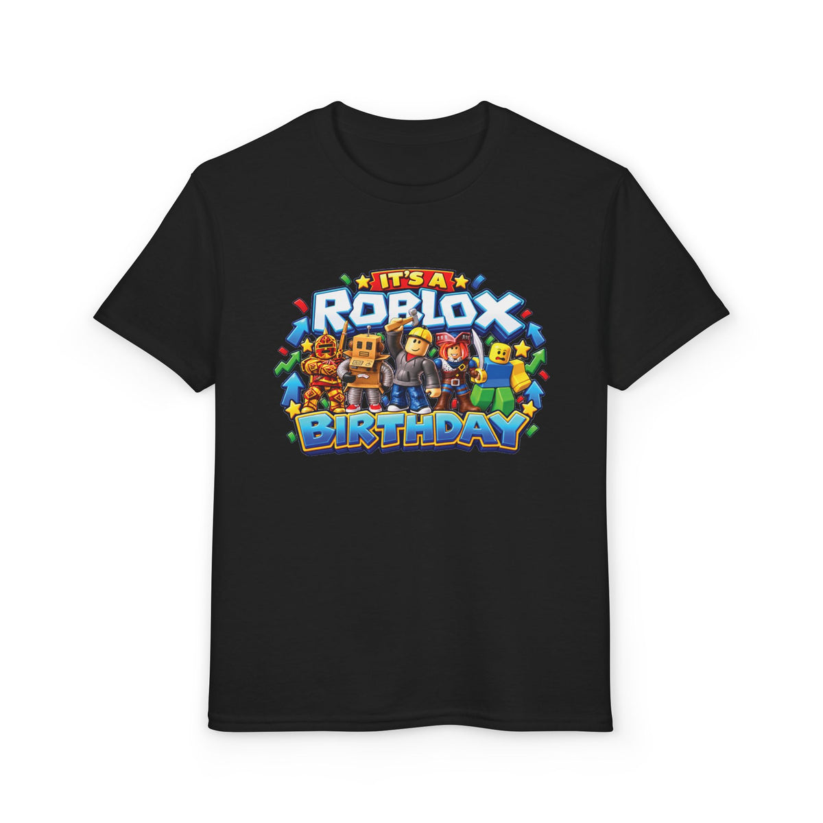 Roblox Birthday “Leveling Up to 5” Youth T-Shirt
