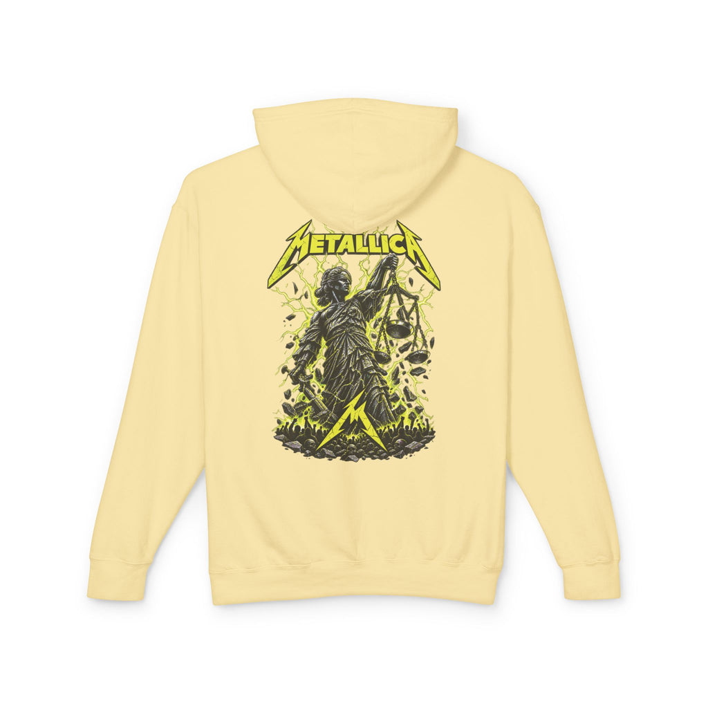 Metallica Skull & Broken Clock Hoodie | Band Logo Rock Music Sweatshirt
