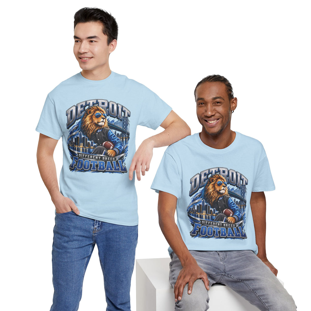 Detroit Lions Football Graphic T-Shirt