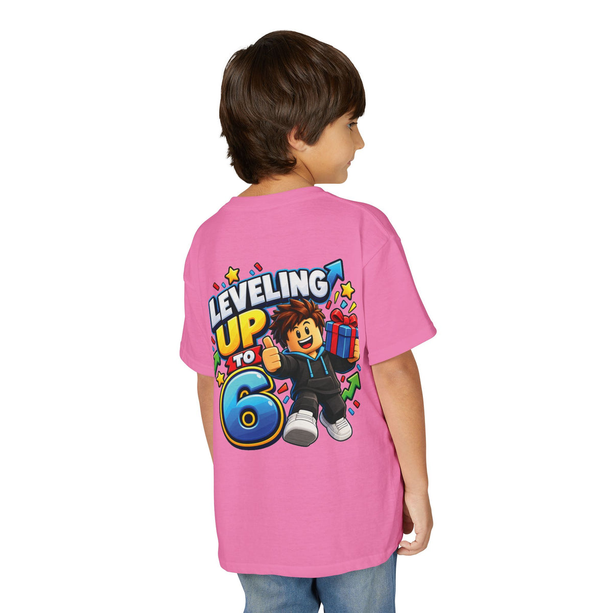 Roblox Birthday Leveling Up to 6 Youth T-Shirt