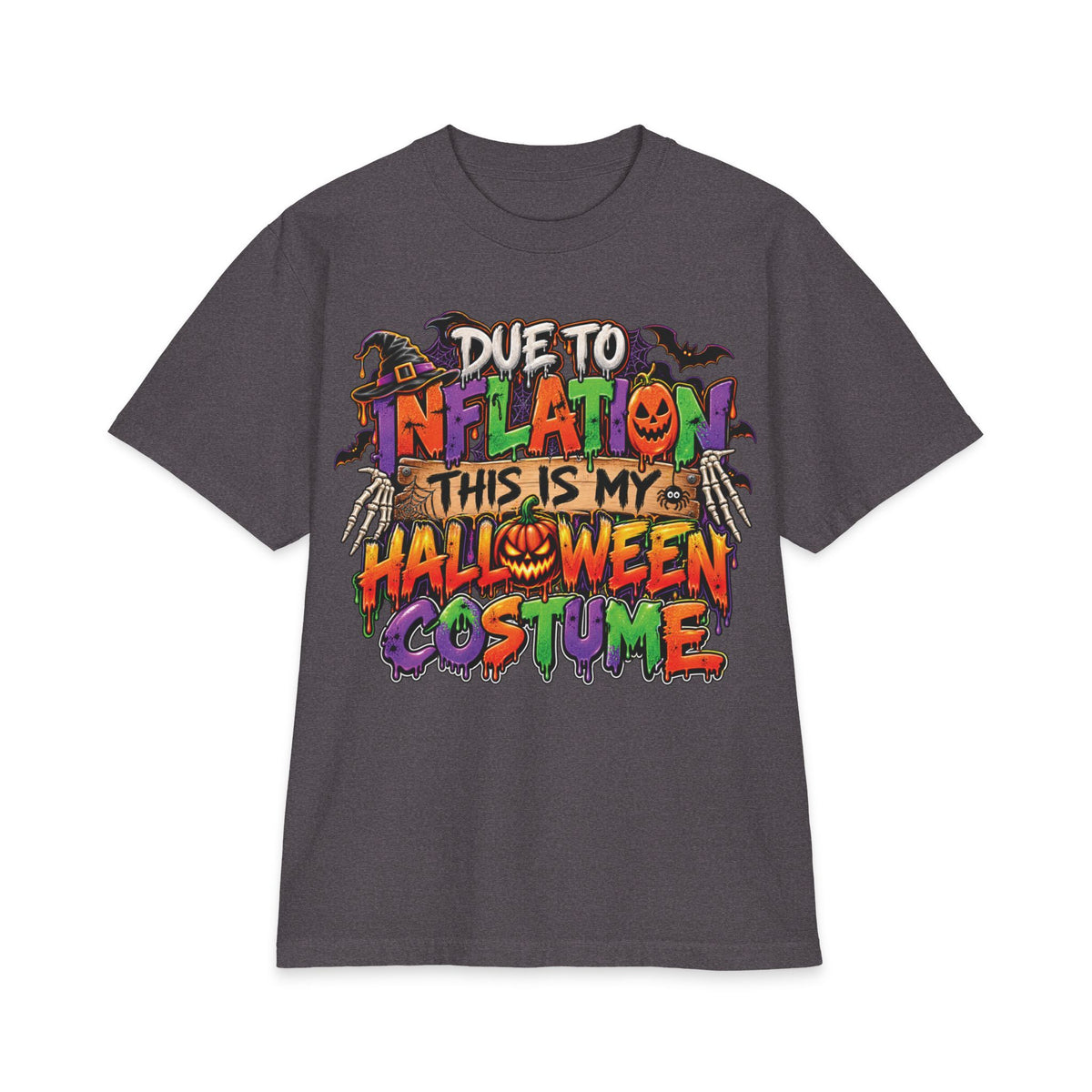 Due to Inflation This Is My Halloween Costume T-Shirt | Funny Halloween Tee