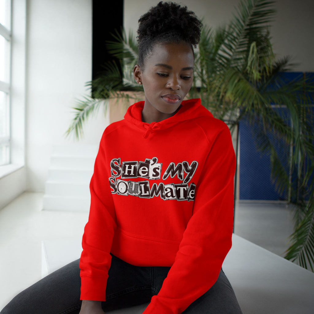 She's My Soulmate  Couples Romantic  Quote Hoodie