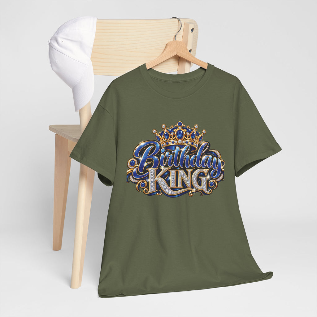 Birthday King Crown Graphic T-Shirt