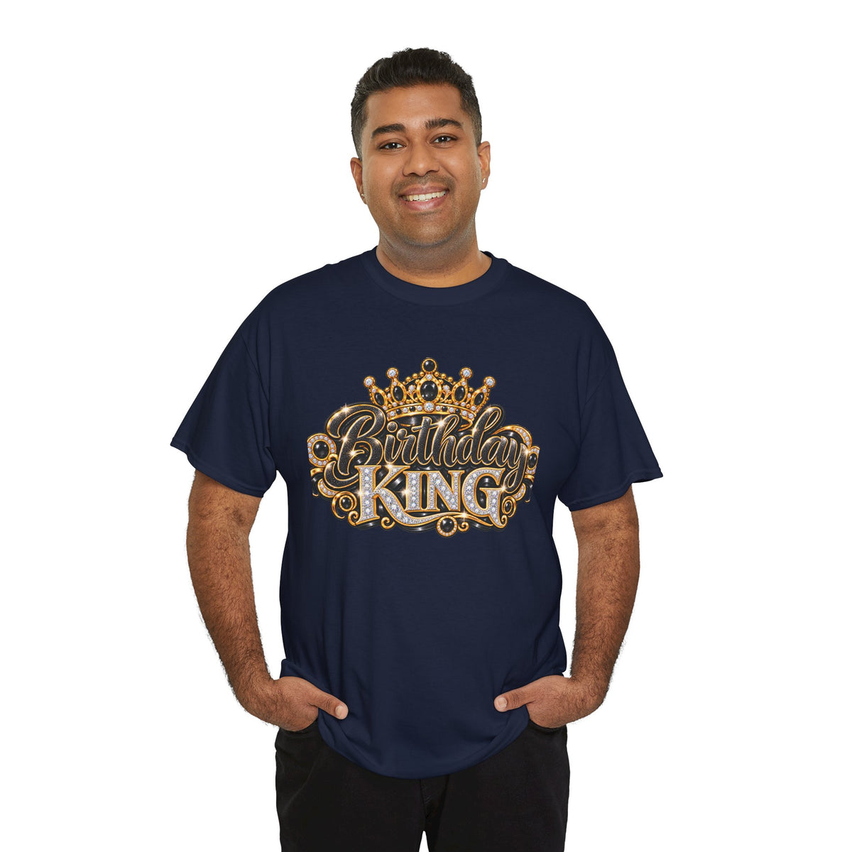 Birthday King Crown Graphic T-Shirt