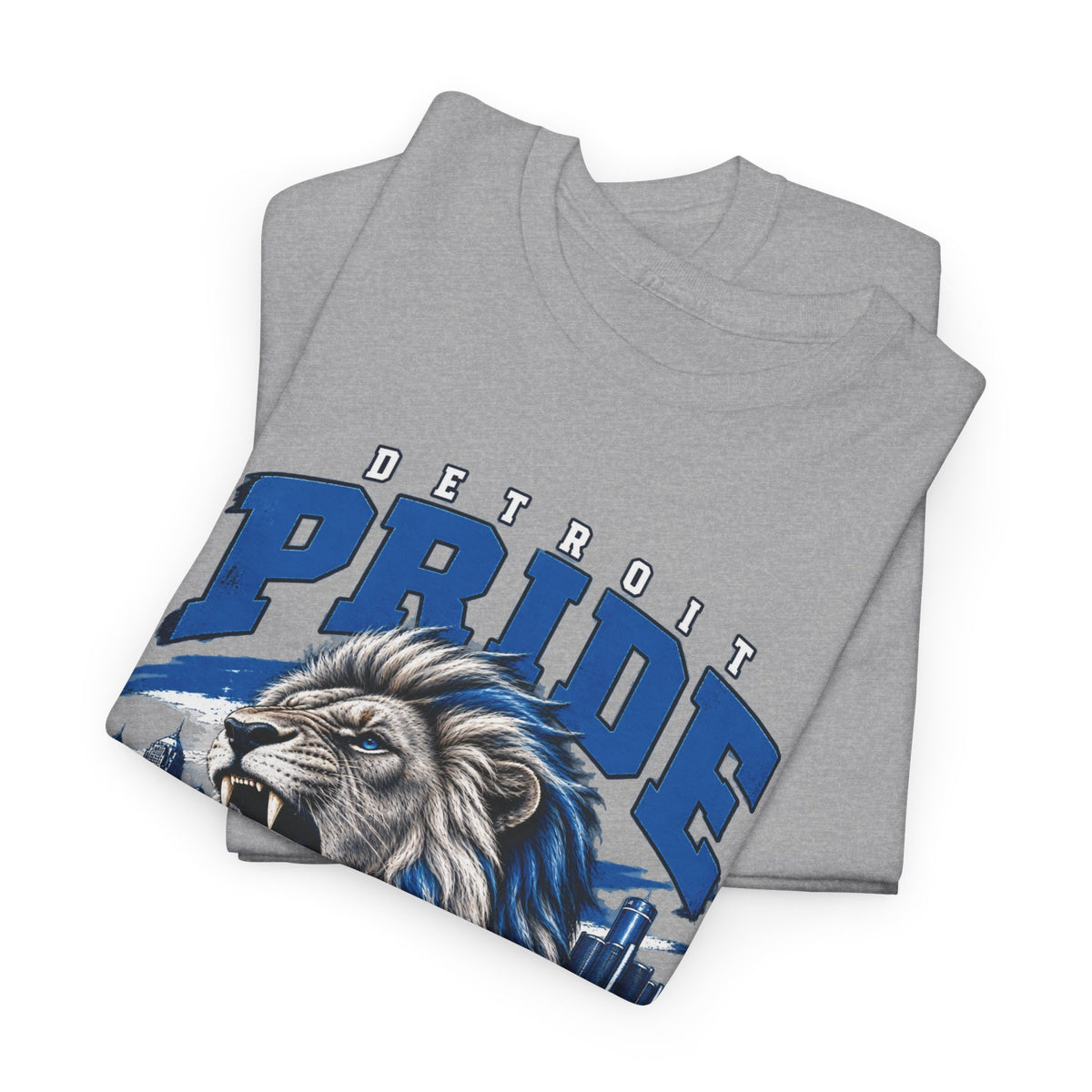 Detroit Pride Comes Before the Fall Lion Graphic T-Shirt