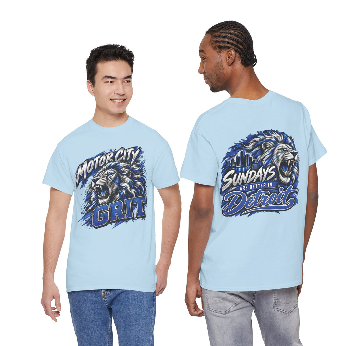 Detroit Motor City Grit & Sundays Are Better in Detroit T-Shirt
