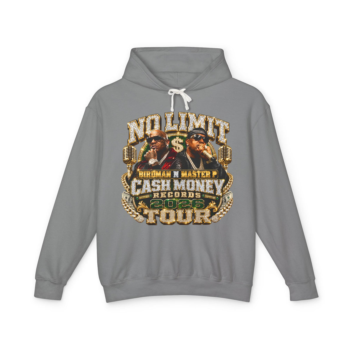 No Limit Cash Money Tour Hoodie | Vintage Rap Tour Graphic Hoodie