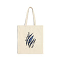 Detroit Football claw mark tote bag | Canvas Tote