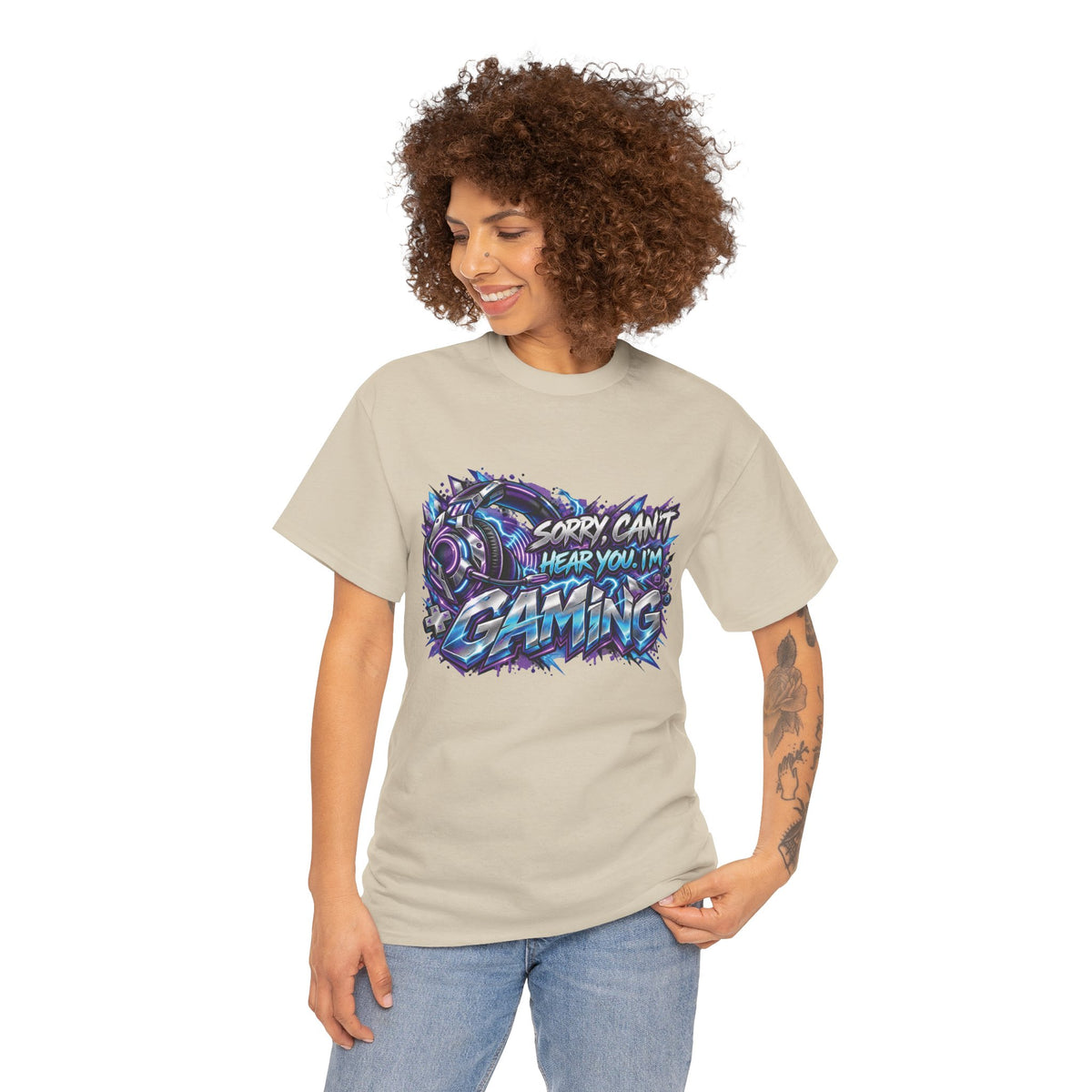 Gaming “Sorry, Can’t Hear You, I’m Gaming” Graphic T-Shirt