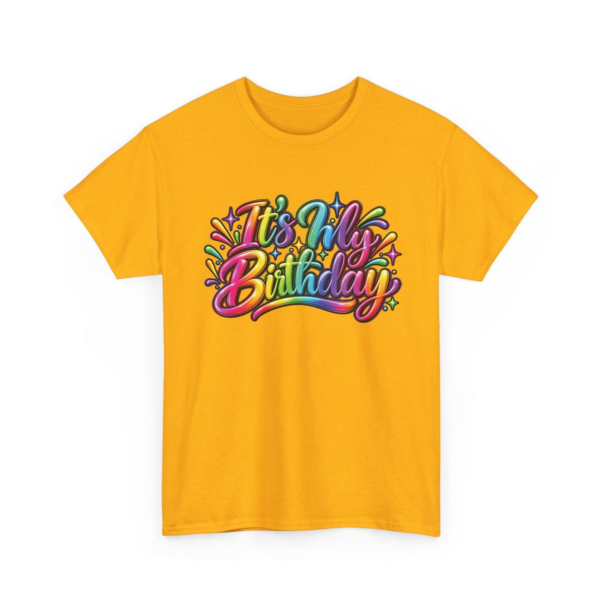 It’s My Birthday Colorful Celebration T-Shirt