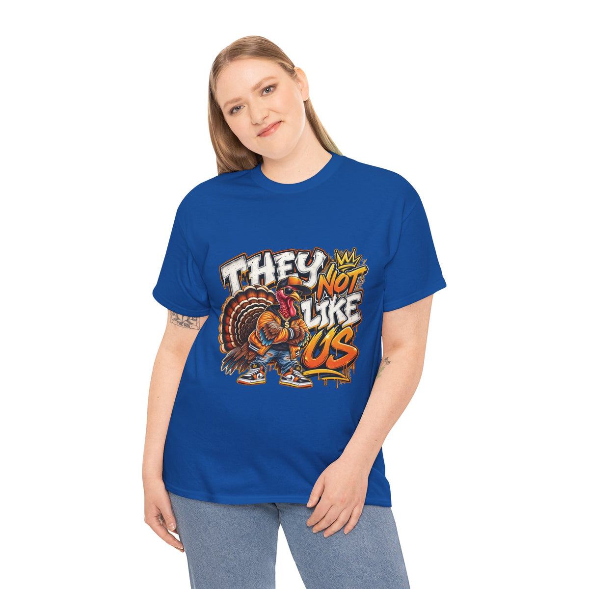 They Not Like Us Turkey Tee | Streetwear Thanksgiving Graphic Shirt