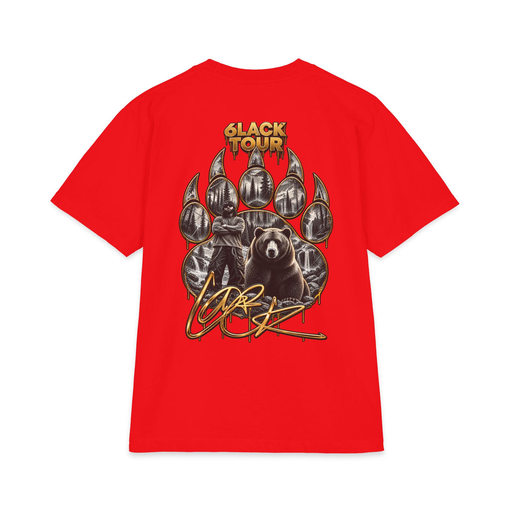 10 Years of 6lack Tour T-Shirt | 6lack Tour Bear Paw Graphic