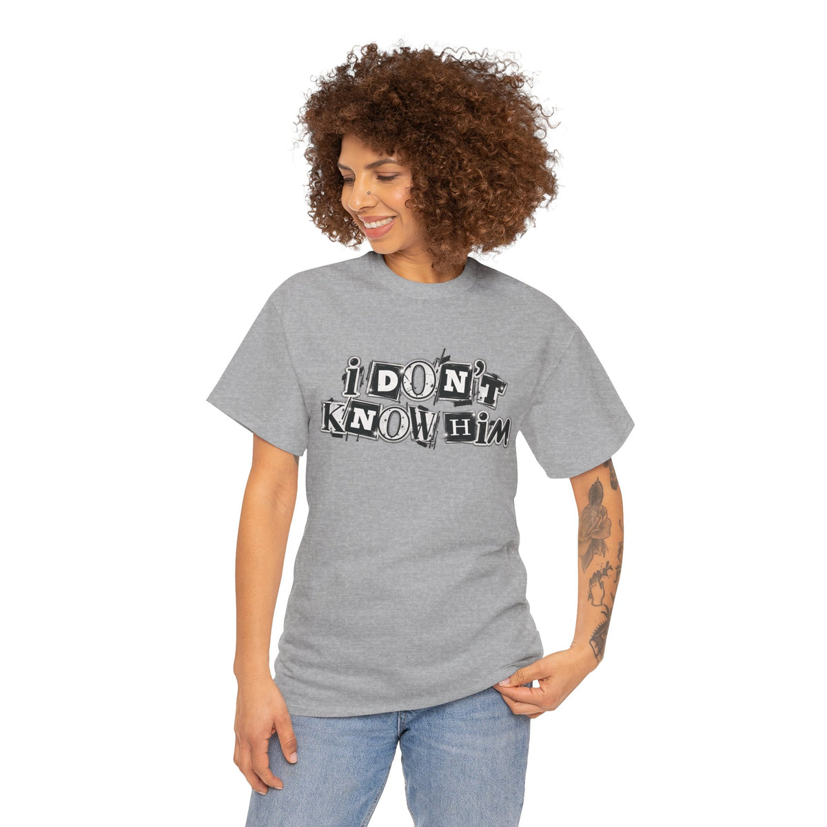 I Don’t Know Him Couples Statement T-Shirt