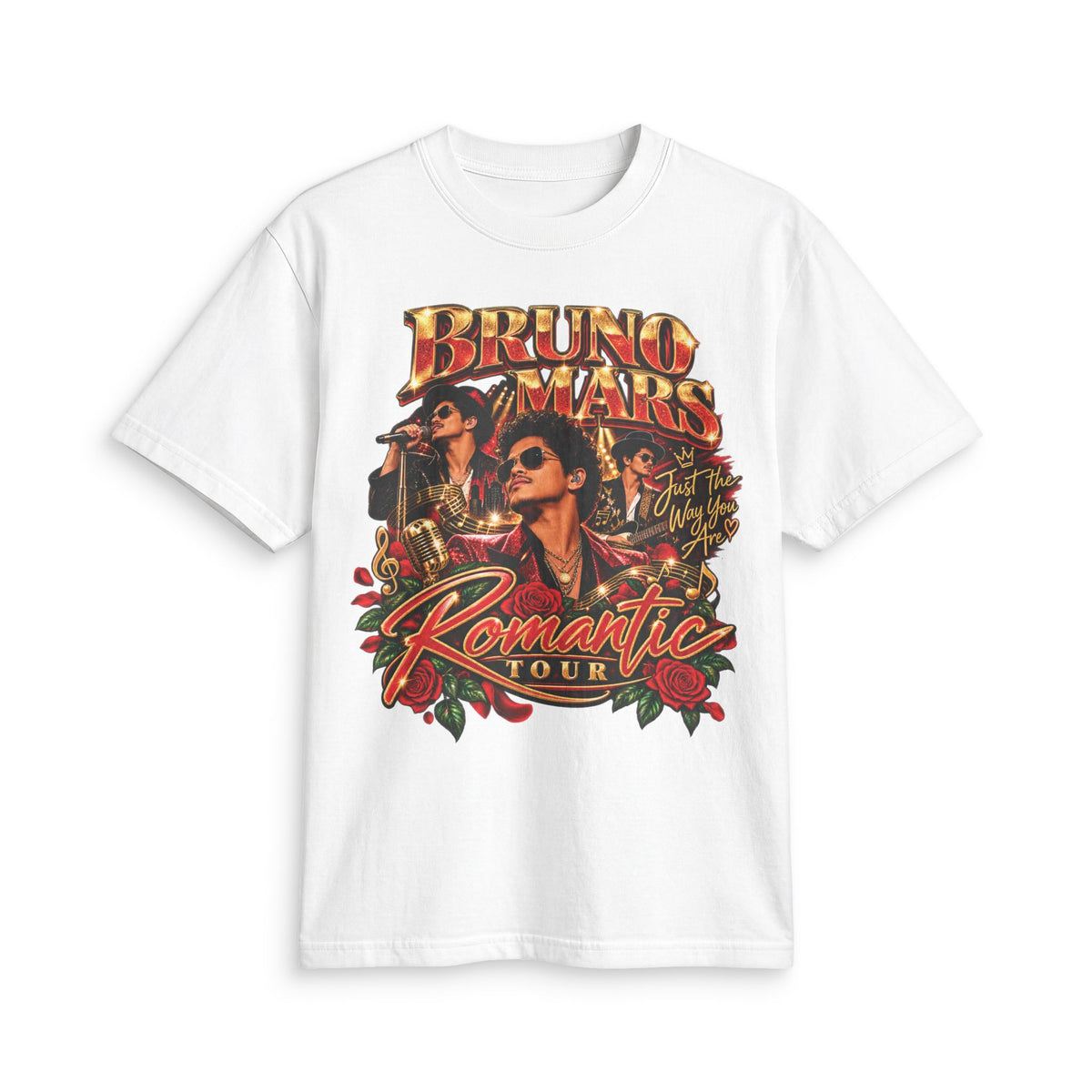 Bruno Mars 'Romantic Tour' Graphic T‑Shirt