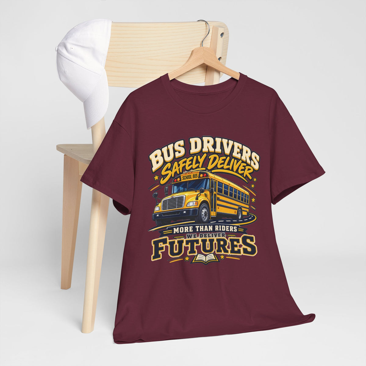 Bus Drivers Safely Deliver Futures Graphic T-Shirt