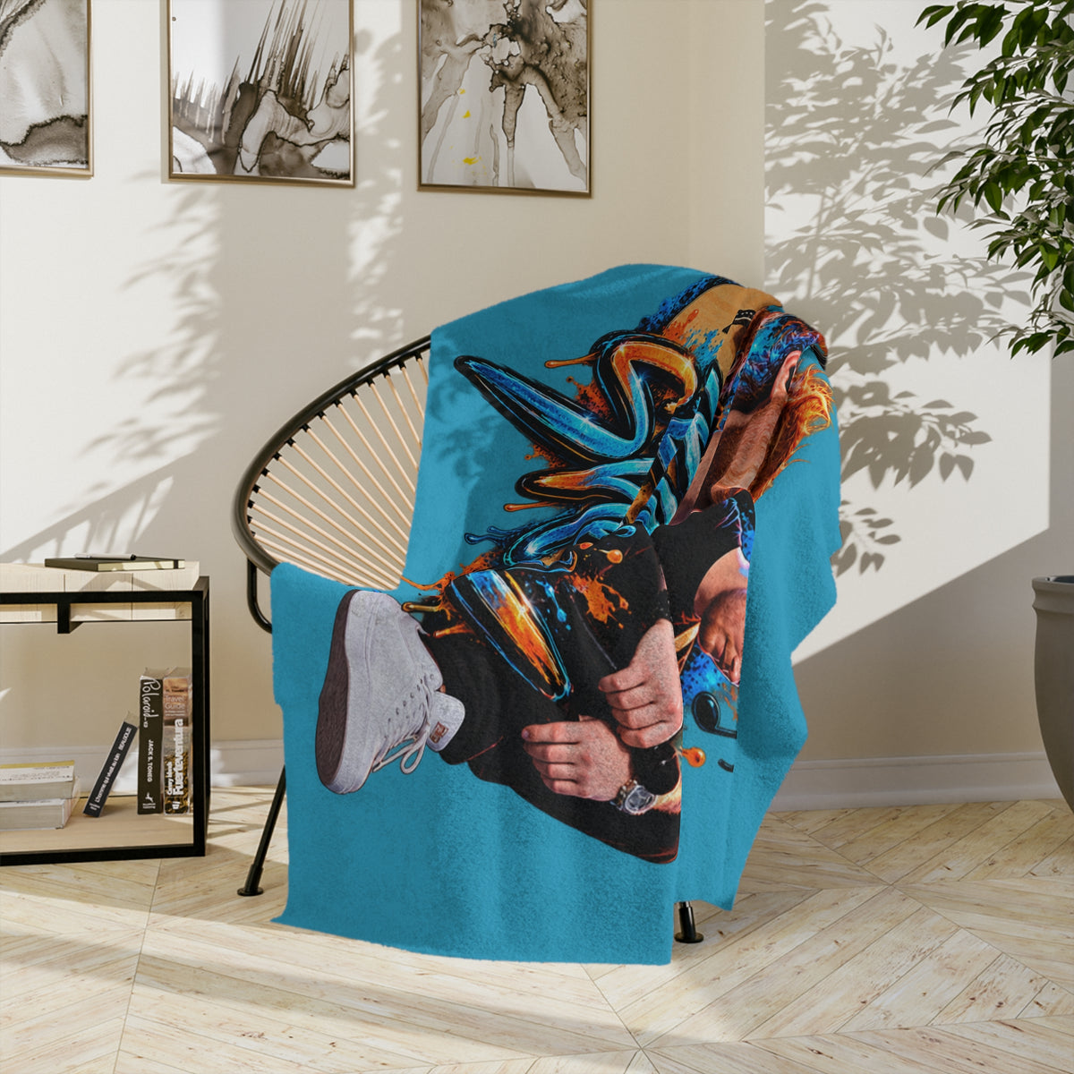 Ed Sheeran collage Velveteen Blanket | Musician portrait, guitar artwork