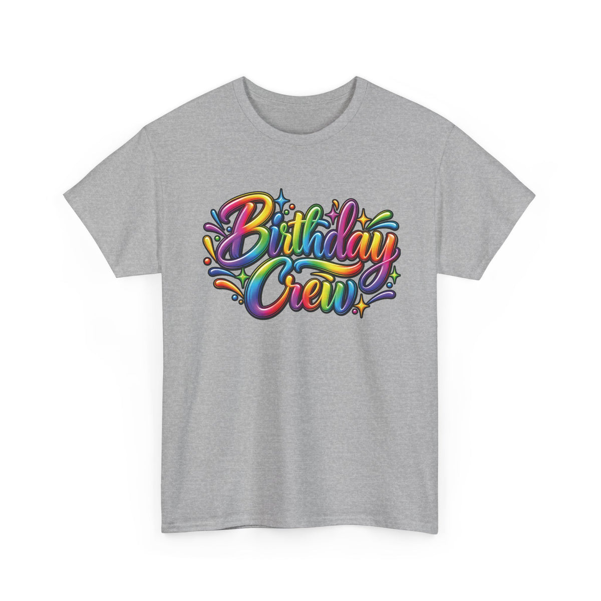 Birthday Crew Colorful Celebration T-Shirt