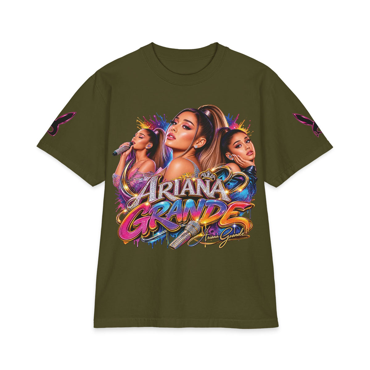 Ariana Graphic Tee | Celebrity Portrait T-Shirt