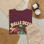 Balls Deep in Christmas Spirit Graphic Tee