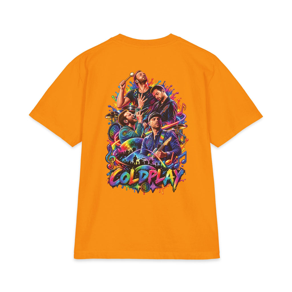 Coldplay Band Logo T-Shirt | Colorful Tour Art