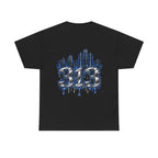 Detroit Brass Knuckles graphic tee | 313 Skyline Drip T-Shirt