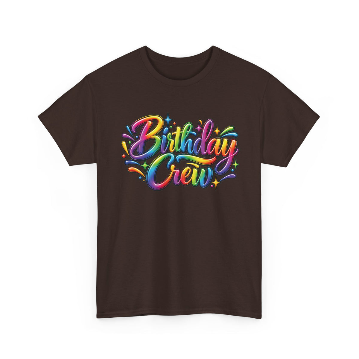 Birthday Crew Colorful Celebration T-Shirt