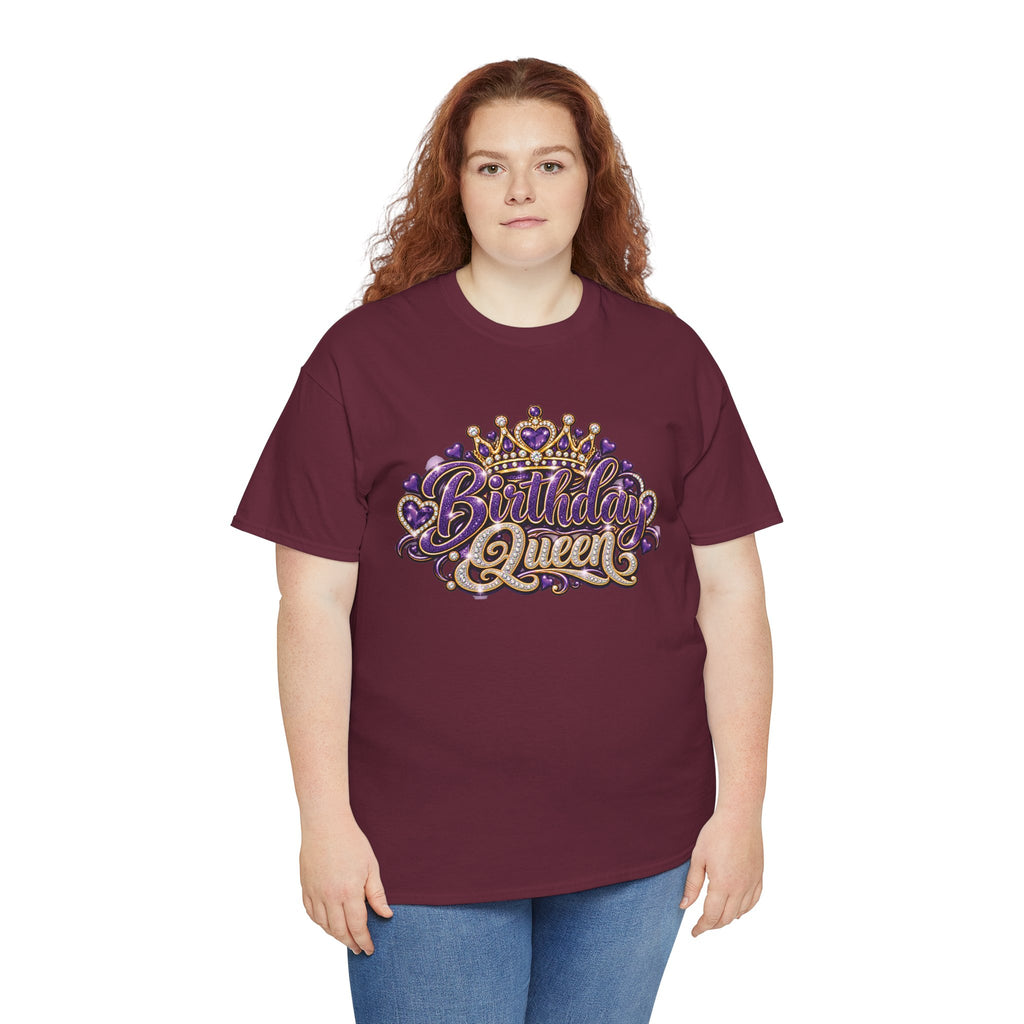 Birthday Purple Queen Graphic T-Shirt