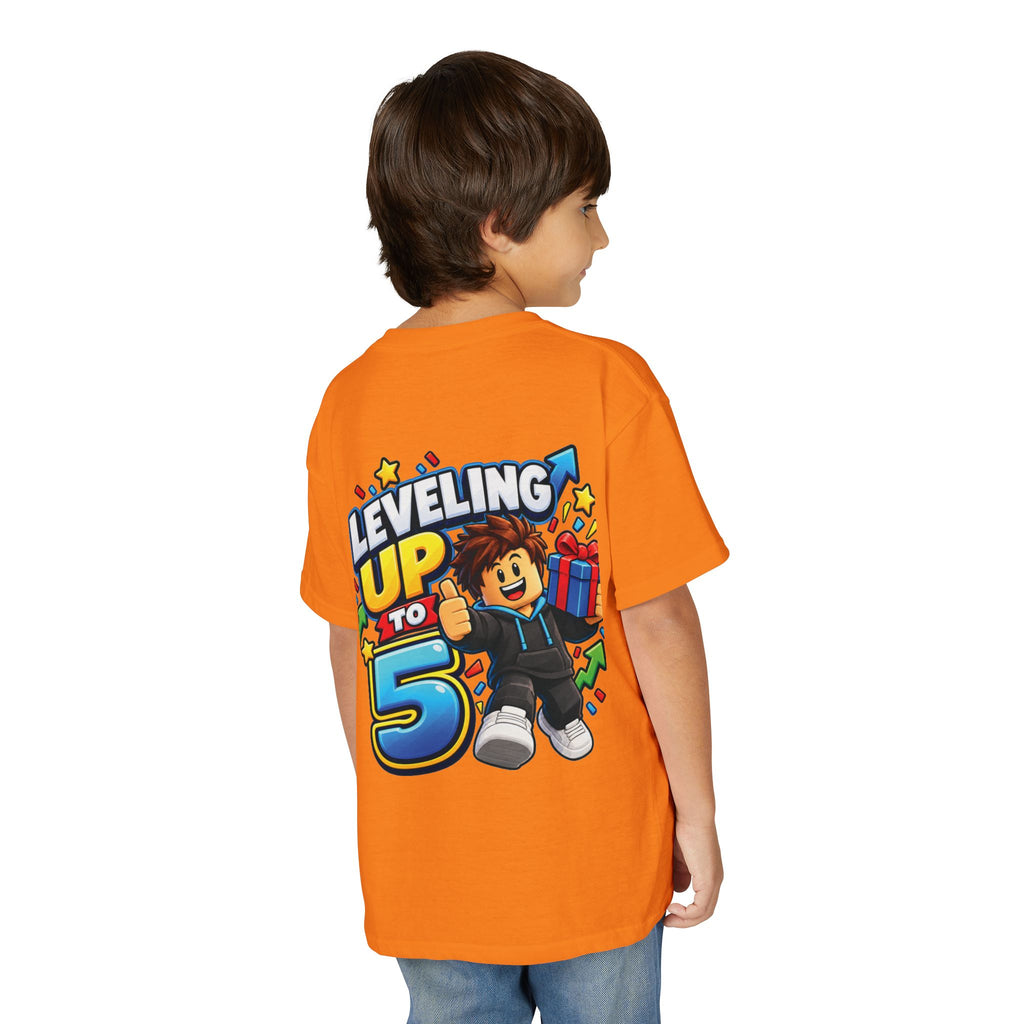 Roblox Birthday “Leveling Up to 5” Youth T-Shirt