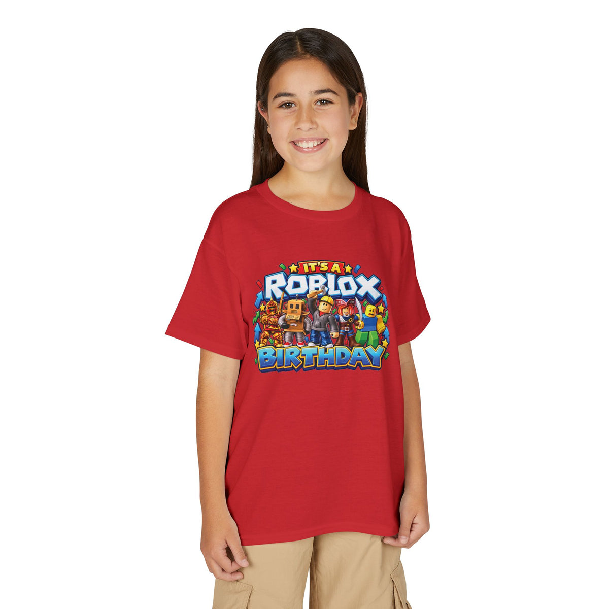 Youth Roblox Birthday T-Shirt – Leveling Up to 12