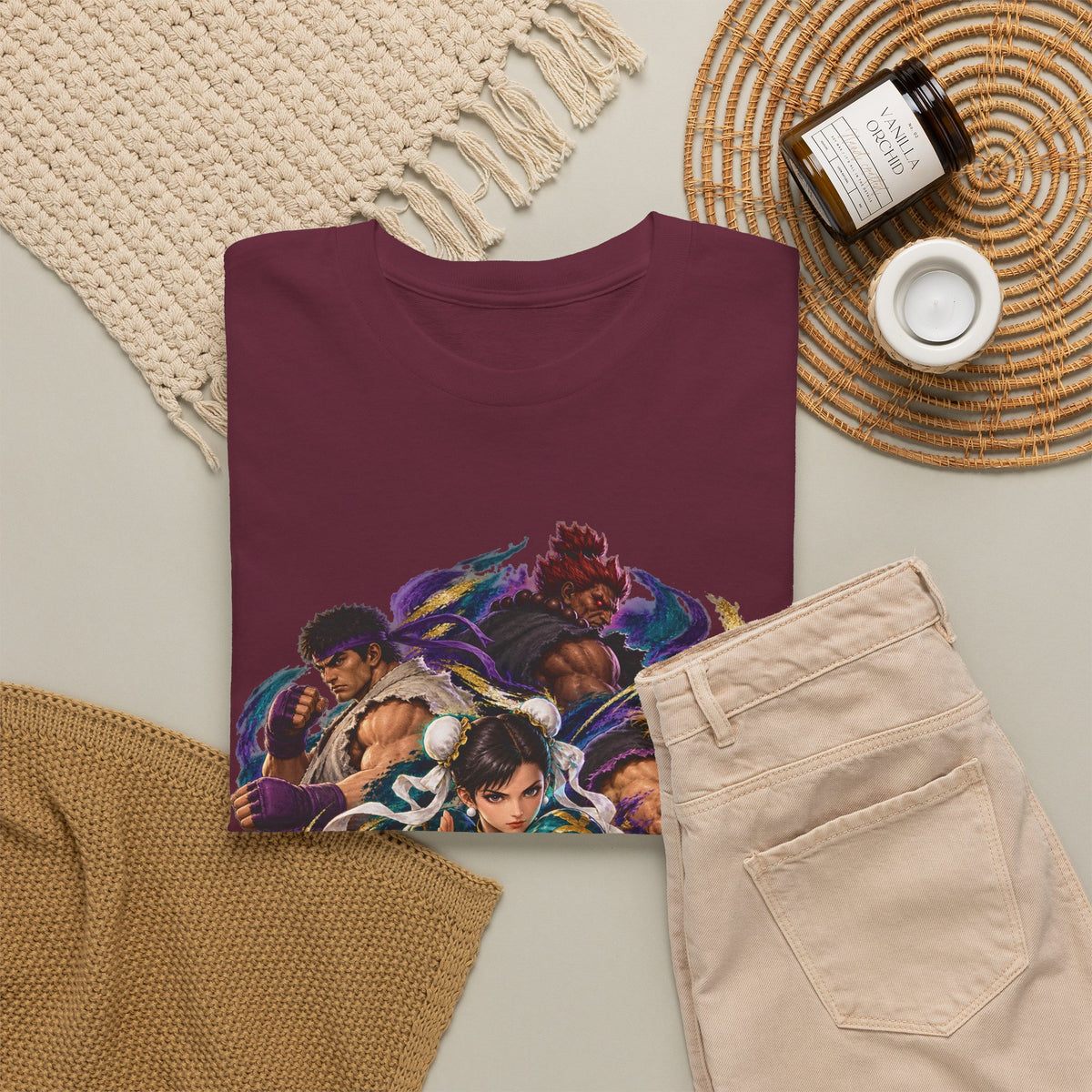 Street Fighter Characters Graphic T-Shirt