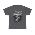 Death Before Dishonor Skull Gloves T-Shirt | Biker Tattoo Style