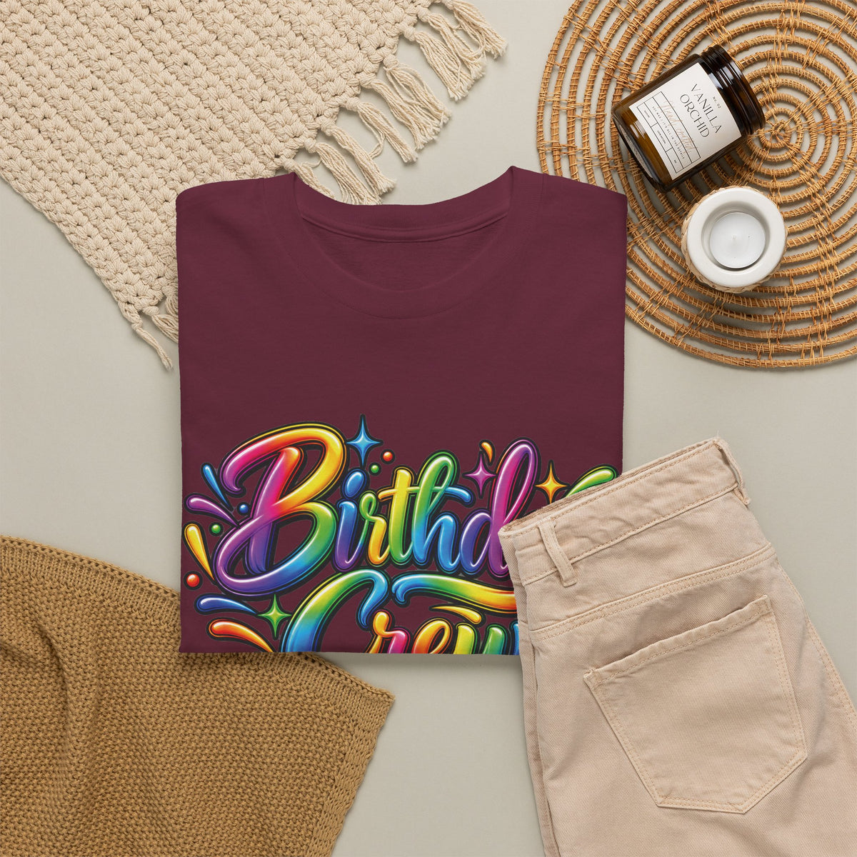 Birthday Crew Colorful Celebration T-Shirt