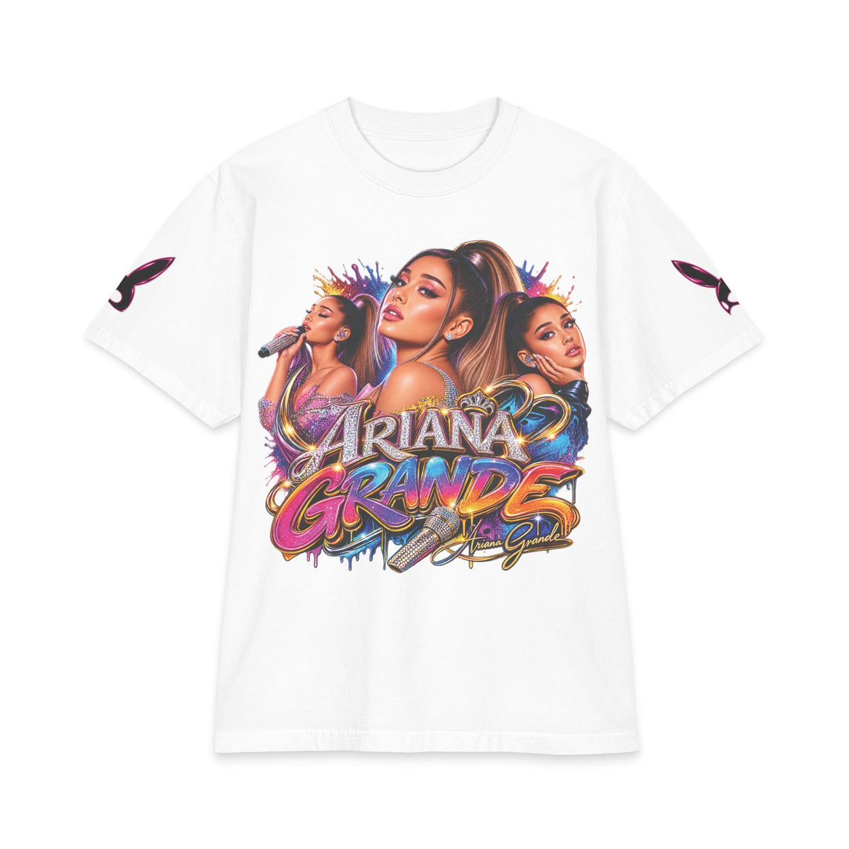 Ariana Graphic Tee | Celebrity Portrait T-Shirt