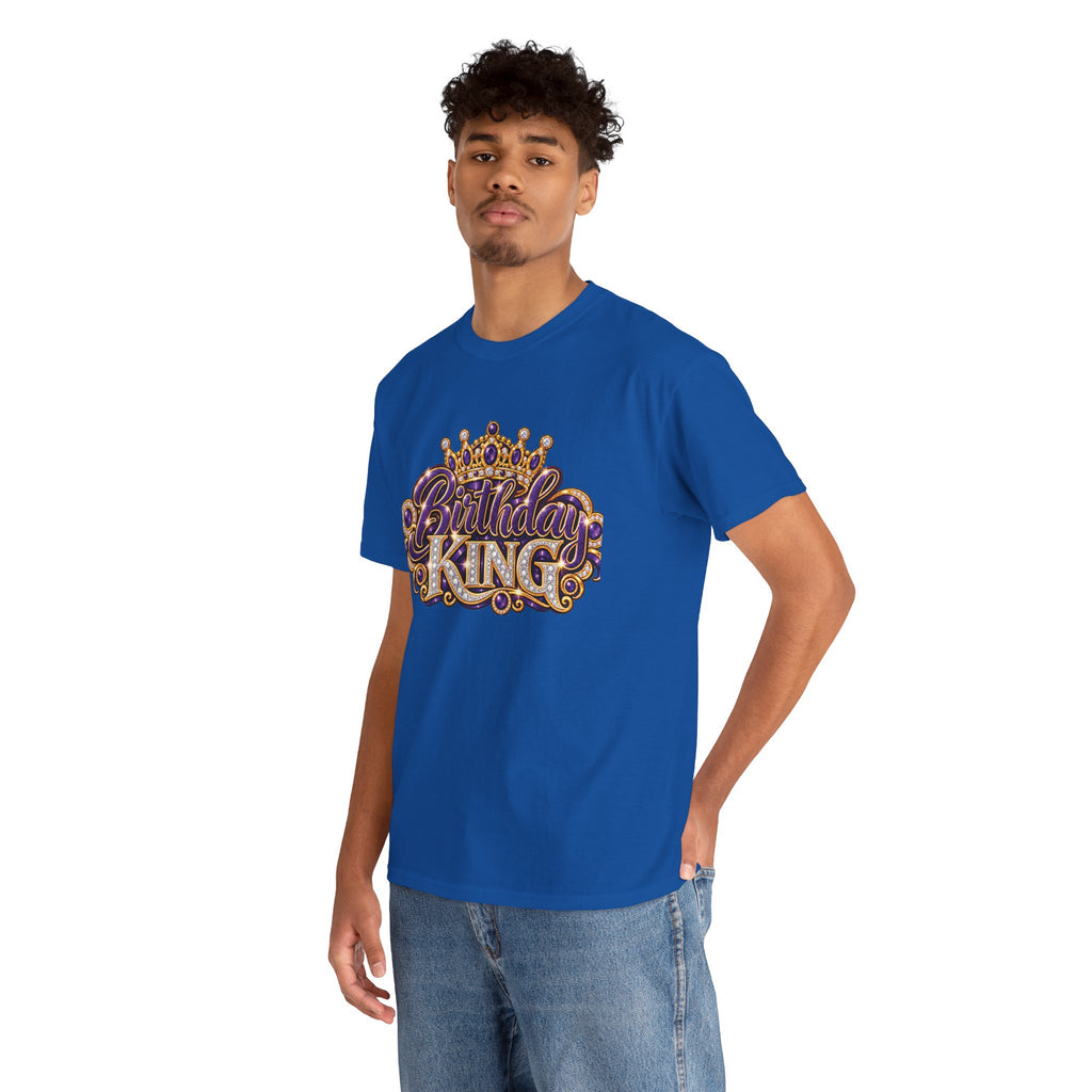 Birthday King Crown Graphic T-Shirt